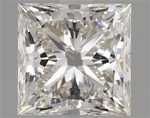 Picture of Natural Diamond 1.90 Carats, Princess with  Cut, I Color, VS2 Clarity and Certified by GIA