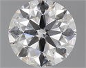 Natural Diamond 0.90 Carats, Round with Excellent Cut, G Color, SI1 Clarity and Certified by GIA
