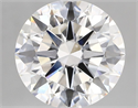Lab Grown Diamond 5.01 Carats, Round with Excellent Cut, F Color, VVS2 Clarity and Certified by IGI