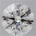 Lab Grown Diamond 5.60 Carats, Round with Ideal Cut, F Color, VVS2 Clarity and Certified by IGI