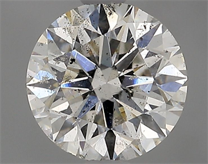 Picture of Natural Diamond 1.05 Carats, Round with Excellent Cut, G Color, SI2 Clarity and Certified by IGI