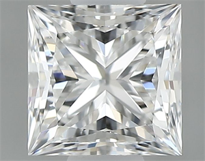 Foto Diamante Natural 0.50 quilates, Princesa , Color E, claridad VS2 y certificado GIA de