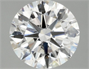 Lab Grown Diamond 3.01 Carats, Round with Excellent Cut, F Color, VVS2 Clarity and Certified by IGI