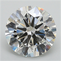 Lab Grown Diamond 6.74 Carats, Round with Ideal Cut, G Color, VS2 Clarity and Certified by IGI