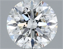 Natural Diamond 0.72 Carats, Round with Excellent Cut, H Color, SI2 Clarity and Certified by GIA