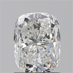 Foto Diamante Natural 1.52 quilates, Del cojín , Color G, claridad VS2 y certificado GIA de