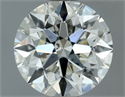 Natural Diamond 0.71 Carats, Round with Excellent Cut, I Color, SI1 Clarity and Certified by IGI