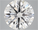 Lab Grown Diamond 3.52 Carats, Round with Ideal Cut, D Color, VS1 Clarity and Certified by IGI