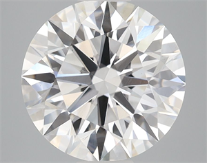 Picture of Lab Grown Diamond 3.52 Carats, Round with Ideal Cut, D Color, VS1 Clarity and Certified by IGI