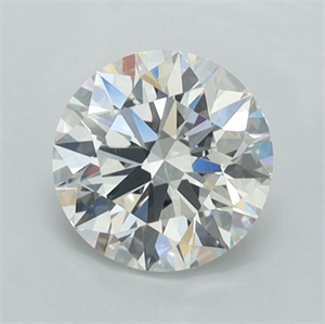 Picture of Lab Grown Diamond 1.06 Carats, Round with Ideal Cut, E Color, VVS2 Clarity and Certified by IGI