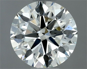 Picture of Natural Diamond 0.90 Carats, Round with Excellent Cut, J Color, VS2 Clarity and Certified by IGI