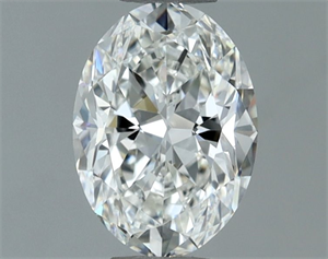 Foto Diamante Natural 0.80 quilates, Ovalado , Color G, claridad VVS1 y certificado GIA de