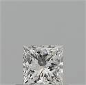 Natural Diamond 0.51 Carats, Princess with  Cut, G Color, VVS2 Clarity and Certified by GIA