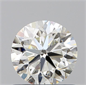 Natural Diamond 0.90 Carats, Round with Very Good Cut, K Color, VVS1 Clarity and Certified by GIA