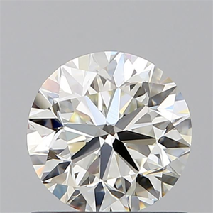 Picture of Natural Diamond 0.90 Carats, Round with Very Good Cut, K Color, VVS1 Clarity and Certified by GIA