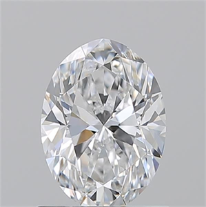 Picture of Natural Diamond 1.02 Carats, Oval with  Cut, D Color, VVS2 Clarity and Certified by GIA