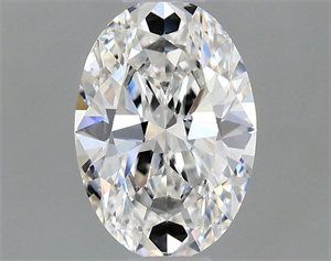 Picture of Natural Diamond 0.53 Carats, Oval with  Cut, E Color, VS1 Clarity and Certified by GIA