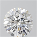 Natural Diamond 2.01 Carats, Round with Excellent Cut, D Color, SI2 Clarity and Certified by GIA