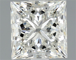 Foto Diamante Natural 1.01 quilates, Princesa , Color I, claridad VS1 y certificado GIA de