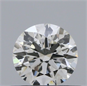 Natural Diamond 0.43 Carats, Round with Excellent Cut, J Color, VS1 Clarity and Certified by GIA