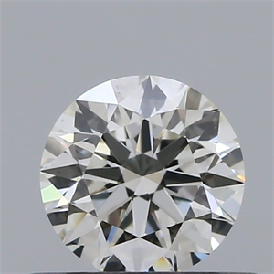 Picture of Natural Diamond 0.43 Carats, Round with Excellent Cut, J Color, VS1 Clarity and Certified by GIA