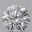 Lab Grown Diamond 1.02 Carats, Round with Ideal Cut, D Color, VVS1 Clarity and Certified by IGI