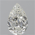 Natural Diamond 1.50 Carats, Pear with  Cut, H Color, SI1 Clarity and Certified by GIA
