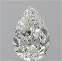 Natural Diamond 1.50 Carats, Pear with  Cut, H Color, SI1 Clarity and Certified by GIA