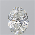 Natural Diamond 1.50 Carats, Oval with  Cut, G Color, SI1 Clarity and Certified by GIA