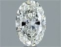 Natural Diamond 1.20 Carats, Oval with  Cut, I Color, VVS1 Clarity and Certified by IGI