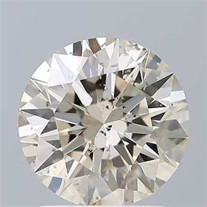 Picture of Natural Diamond 1.52 Carats, Round with Excellent Cut, M Color, I1 Clarity and Certified by GIA