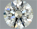Diamante Natural 0.51 quilates, Redondo , Color K, claridad VVS1 y certificado GIA