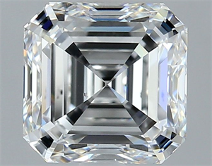 Picture of Natural Diamond 2.20 Carats, Asscher with  Cut, F Color, VS2 Clarity and Certified by GIA