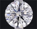Del inventario de diamantes de laboratorio, 1.53 quilates, Redondo , Color D, claridad VS2 y certificado IGI