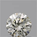 Natural Diamond 0.53 Carats, Round with Excellent Cut, J Color, VS1 Clarity and Certified by IGI