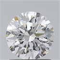 Natural Diamond 0.90 Carats, Round with Excellent Cut, D Color, SI1 Clarity and Certified by GIA