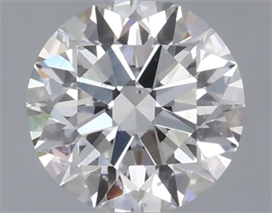 Foto Diamante Natural 0.51 quilates, Redondo , Color F, claridad SI1 y certificado GIA de