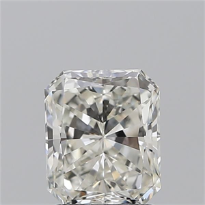 Picture of Natural Diamond 1.50 Carats, Radiant with  Cut, I Color, VVS2 Clarity and Certified by GIA