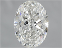 Diamante Natural 0.70 quilates, Ovalado , Color I, claridad SI1 y certificado GIA