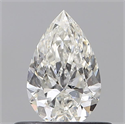 Diamante Natural 0.50 quilates, De pera , Color G, claridad SI2 y certificado GIA