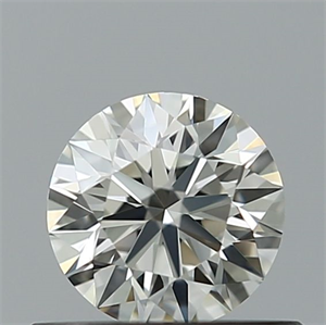 Picture of Natural Diamond 0.40 Carats, Round with Excellent Cut, G Color, VVS1 Clarity and Certified by IGI