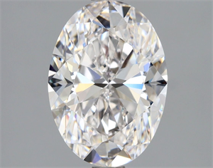 Foto Diamante Natural 2.01 quilates, Ovalado , Color F, claridad VVS1 y certificado GIA de