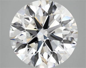 Picture of Lab Grown Diamond 5.10 Carats, Round with Excellent Cut, E Color, VS1 Clarity and Certified by IGI