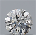 Diamante Natural 0.43 quilates, Redondo , Color E, claridad VVS2 y certificado GIA