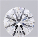Lab Grown Diamond 8.99 Carats, Round with Excellent Cut, F Color, VVS2 Clarity and Certified by IGI