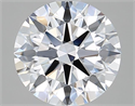 Lab Grown Diamond 2.08 Carats, Round with Ideal Cut, F Color, IF Clarity and Certified by IGI