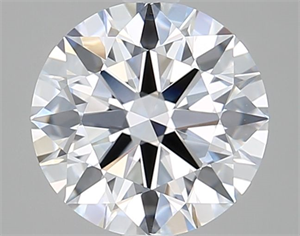 Picture of Lab Grown Diamond 2.08 Carats, Round with Ideal Cut, F Color, IF Clarity and Certified by IGI