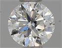 Natural Diamond 0.40 Carats, Round with Very Good Cut, I Color, VVS2 Clarity and Certified by IGI