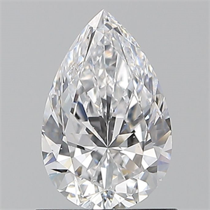 Foto Diamante Natural 0.90 quilates, De pera , Color D, claridad SI2 y certificado GIA de