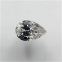 Natural Diamond 0.18 Carats, Pear with  Cut, F Color, SI2 Clarity and Certified by GIA